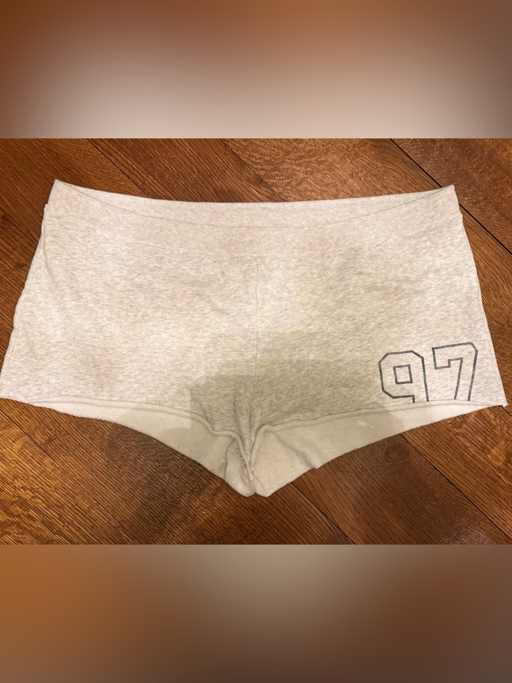 Hollister- Gray Women's Boyshorts with '97' Accent. Size - XXL